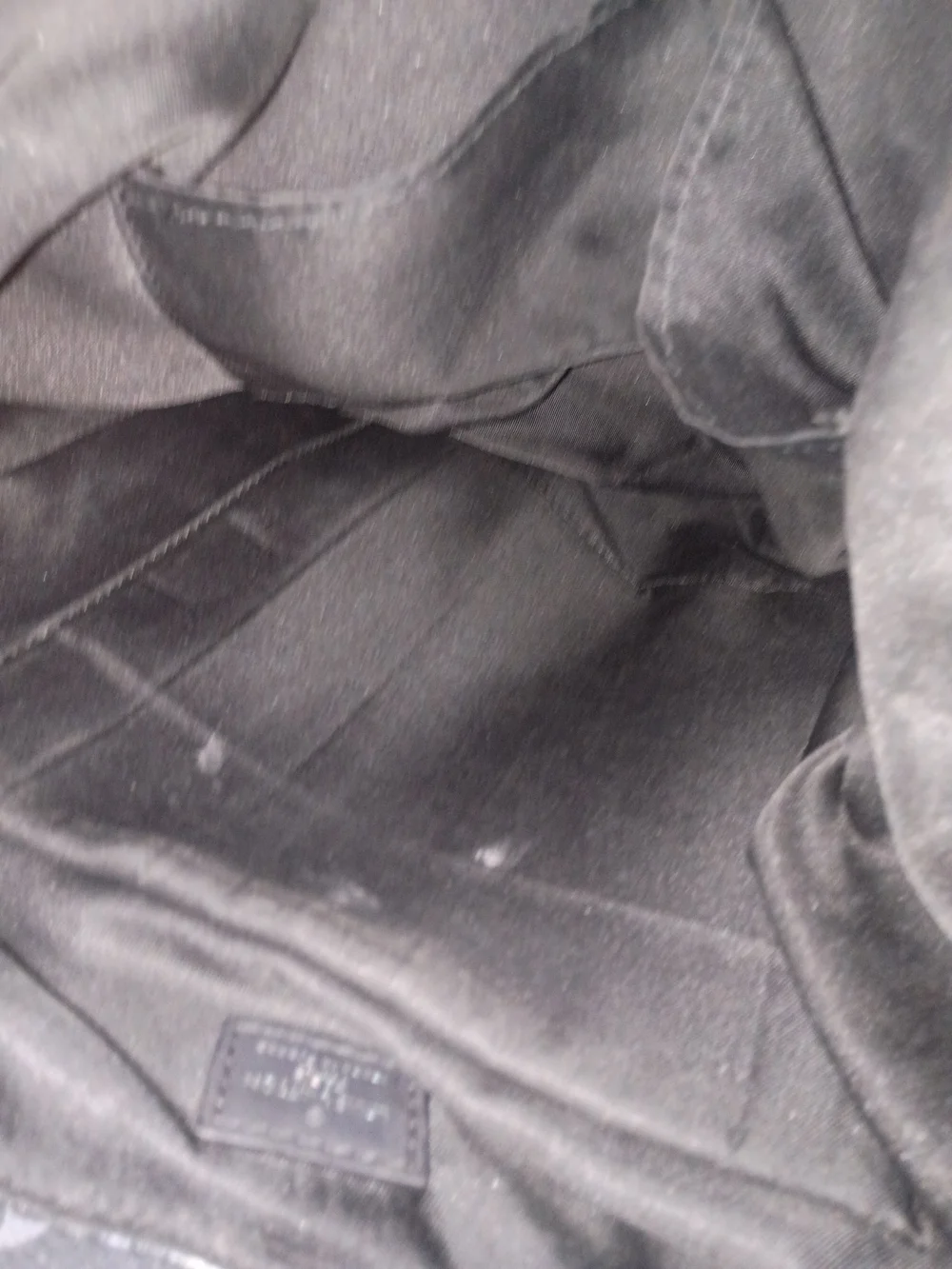 Louis Vuitton Black and Gray Monogram Backpack